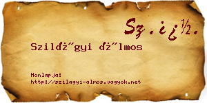 Szilágyi Álmos névjegykártya